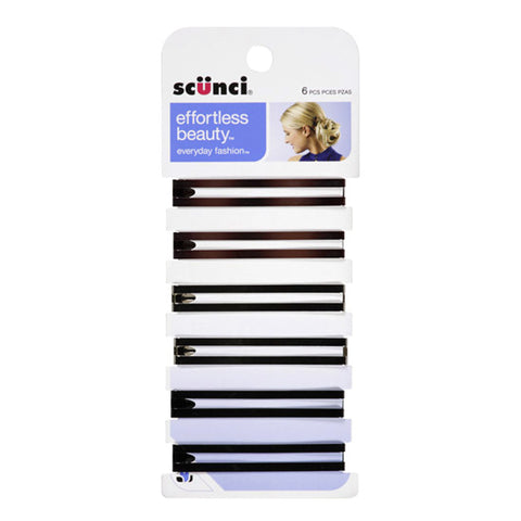 Broche Metal Para El Cabello , Scunci 6 pzas