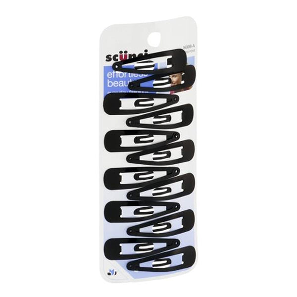 Clip De Metal Para El Cabello Effortless Beauty, Scunci 12 pzas