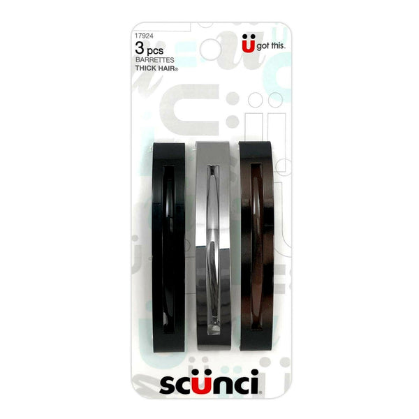 Broche Metal Para El Cabello , Scunci 3 pzas