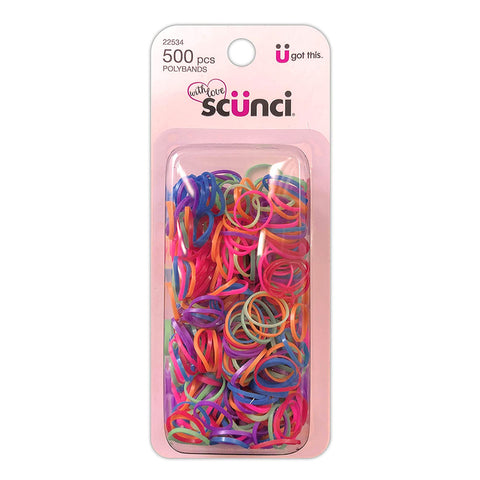 Ligas Para Sujetar El Cabello No Damage, Scunci 500 pzas
