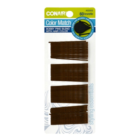 Pasador De Metal Para El Cabello Bronze, Conair 60 pzas