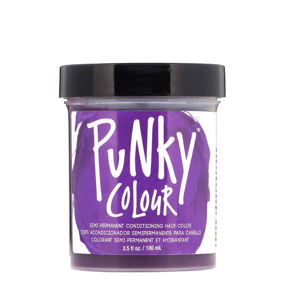 Tinte Semi-Permanente Acondicionador Para Cabello Color Violet, Punky Colour 3.05 oz.