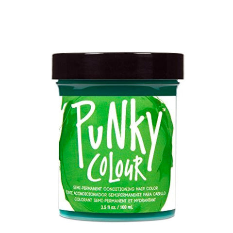 Tinte Semi-Permanente Acondicionador Para Cabello Color Spring Green, Punky Colour 3.05 oz.