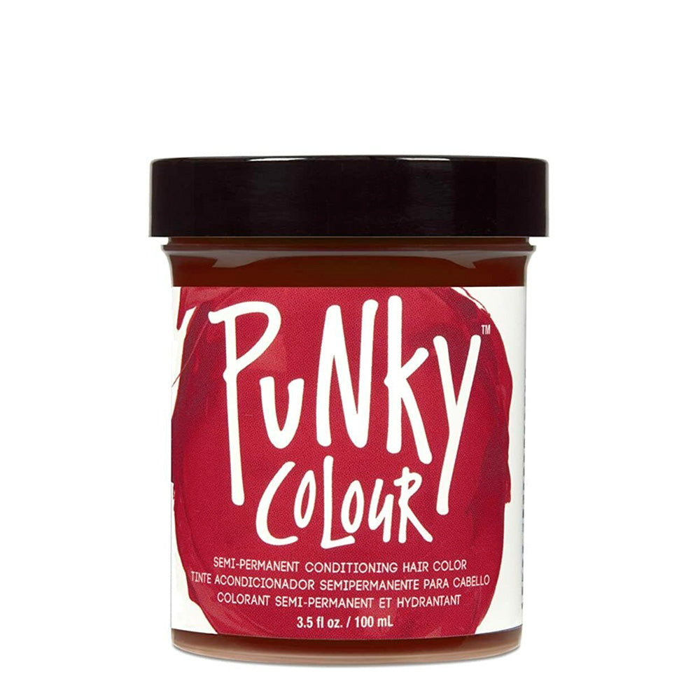 Tinte Semi-Permanente Acondicionador Para Cabello Color Cherry On Top, Punky Colour 3.05 oz.