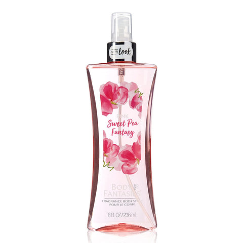 Fragancia Corporal Body Pink Sweet Pea, Body Fantasies 236 ml