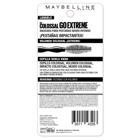 Delineador para Ojos Maybelline New York Charcoal Black 3g