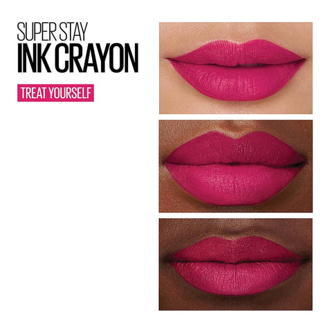 Labial Maybelline New York Super Stay Ink Crayon Laugh Louder 1.5g