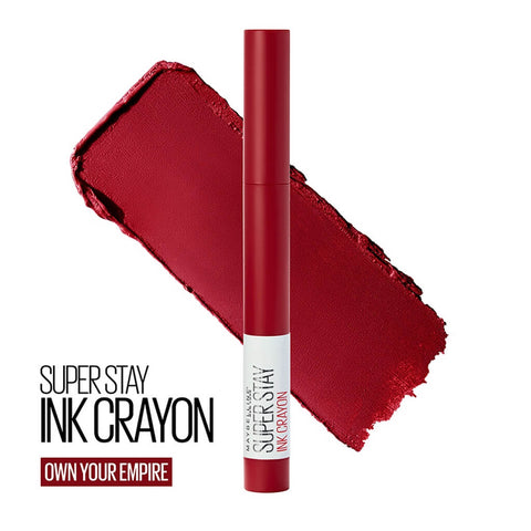 Lápiz Labial Maybelline New York Super Stay Ink Crayon Make it Happen 1.5g