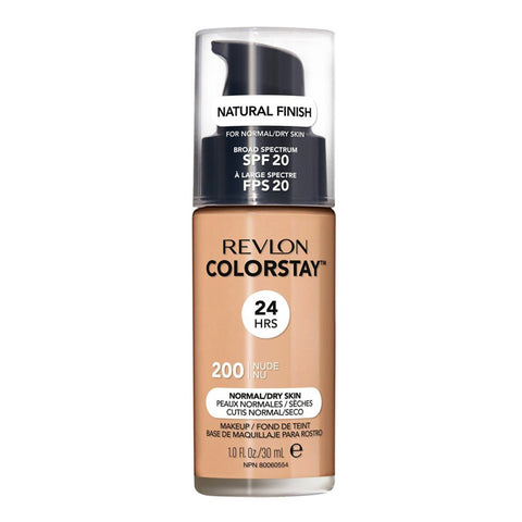 Maquillaje Facial Piel Seca a Normal Nude 200, Colorstay Revlon