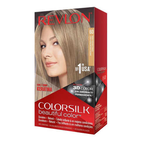 Tinte Permanente Dark Ash Blonde 60, Revlon Colorsilk