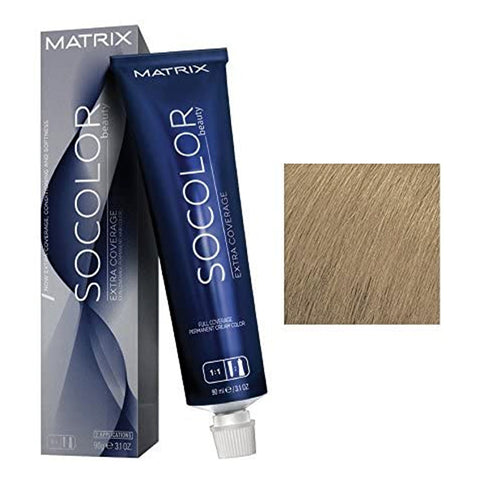 Tinte Permanente Rubio Cenizo Extra Cobertura 510NA, Matrix Socolor Beauty