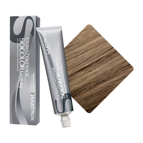 Tinte Permanente Rubio Claro Natural 508N, Matrix Socolor Beauty