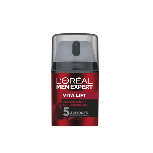 Crema Facial L'Oréal Men Expert Vitalift Hidratante Anti-Edad 50Ml Multicolor