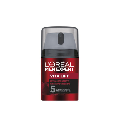 Crema Facial L'Oréal Men Expert Vitalift Hidratante Anti-Edad 50Ml Multicolor