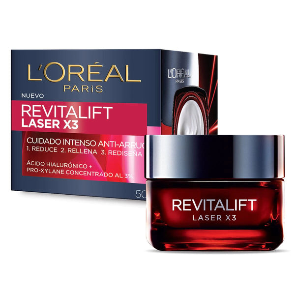 Crema Facial L’Oréal Paris Revitalift Laser X3 50Ml Multicolor