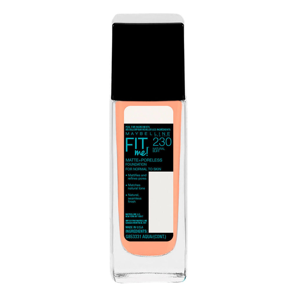 Base Líquida Fit Me Matte & Poreless Maybelline Natural Buff 230