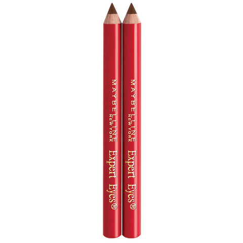 Delineador Para Cejas Y Ojos Maybelline New York Dark Brown 2 Piezas 9G C/U