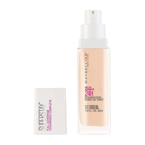 Base De Maquillaje Maybelline Superstay Full Coverage 24H 30Ml 110  Porcelain