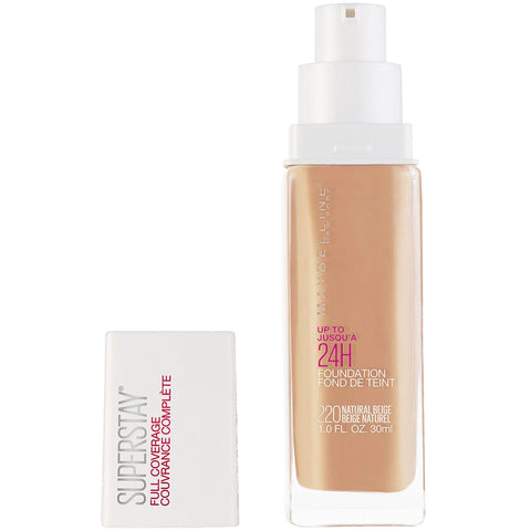 Base De Maquillaje Maybelline Superstay Full Coverage 24H 30Ml 220 Natural Beige