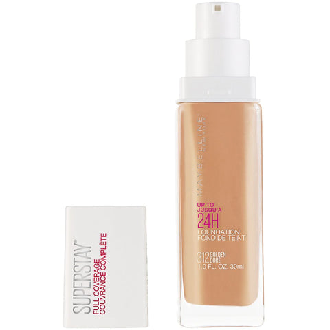 Base De Maquillaje Maybelline Superstay Full Coverage 24H 30Ml 312 Golden