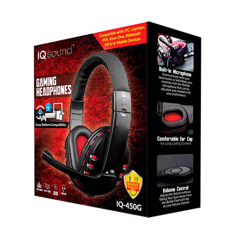 Audífonos Amplificados para Juegos, IQ Sound