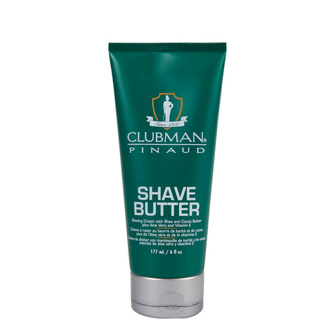 Crema De Afeitar Con Mantenca De Karite Y De Cacao, Clubman 6 oz.