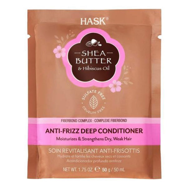 Acondicionador Profundo Con Manteca De Shea Y Aceite De Hibiscus En Sobre, Hask 50 g