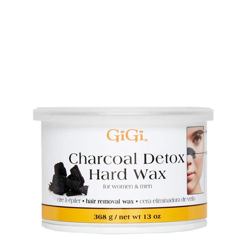 Cera Eliminadora De Vello Facial - Charcoal Detox Hard Wax, Gigi 13 oz.