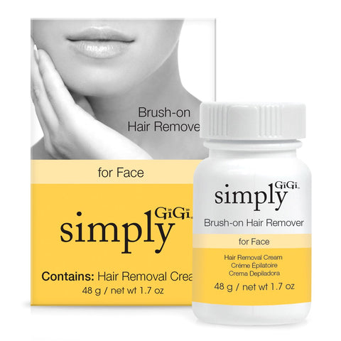 Crema Depiladora Para Vello Facial - Brush On Hair Remover, Gigi 1.7 oz.