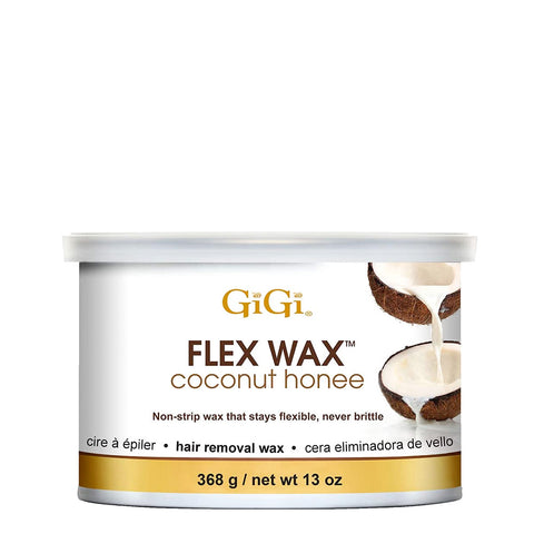 Cera Eliminadora De Vello - Flex Wax Coconut Honee, Gigi 13 oz.