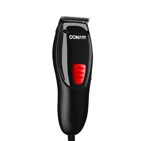 Juego De Peluquería 18 Piezas Negro Con Rojo, Conair.