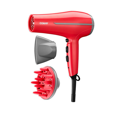 Secadora Turmalina Cerámica Con Aloe Vera  1875 W Coral, Conair.