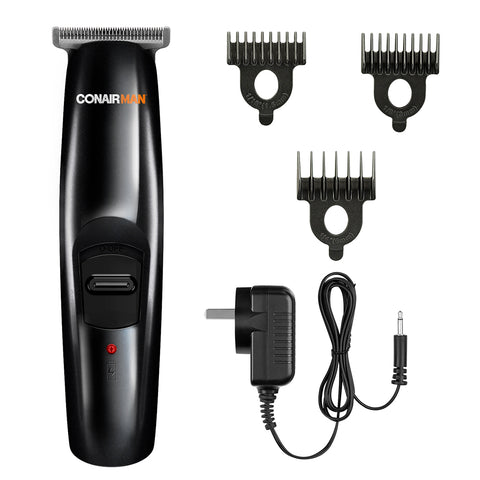 Recortadora de Barga Recargable Inalámbrica Negro Cromada, Conair.