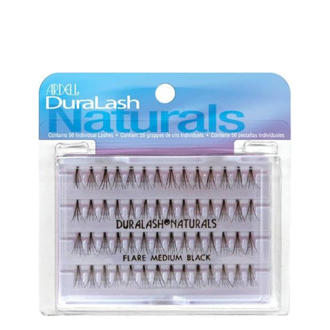 Duralash Pestañas Individuales Naturales Knot-Free Medianas Negro, Ardell