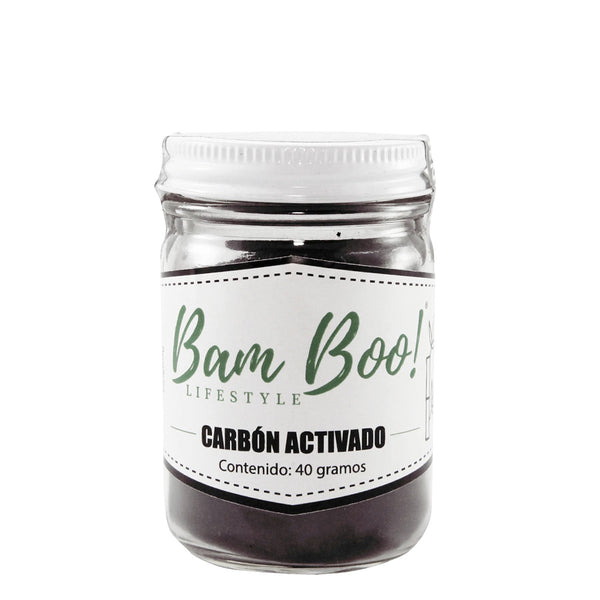 Carbon Activado En Polvo, Bam Boo! 40 g