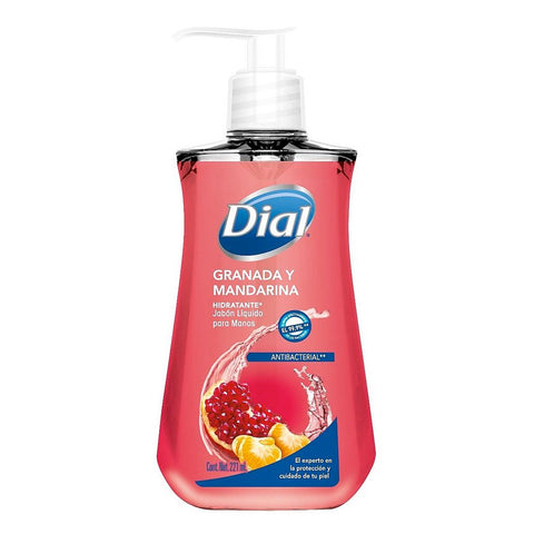 Jabón Líquido para Manos Granada y Mandarina, Dial 221 ml