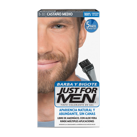 Tinte en Gel Barba y Bigote Castaño Medio Just For Men 28.4 g