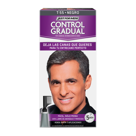 Tinte Control Gradual Negro Just For Men 40 g