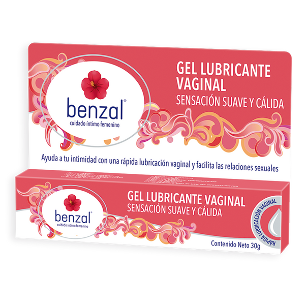 Gel Lubricante Vaginal Sensación Suave y Cálida Benzal 30 g