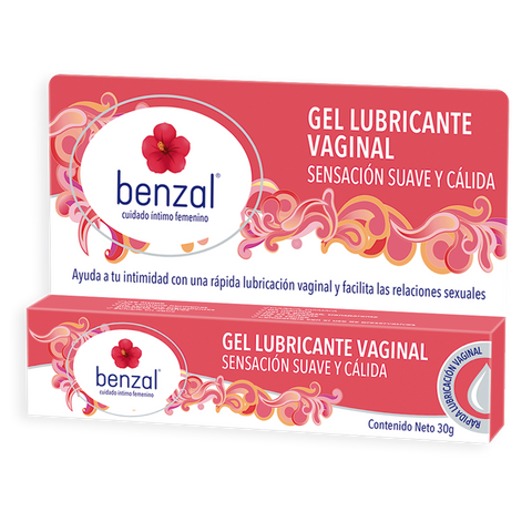 Gel Lubricante Vaginal Sensación Suave y Cálida Benzal 30 g