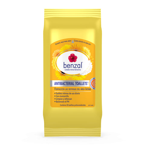 Toallitas Húmedas de Higiene Íntimo Manzanilla Benzal 50 g