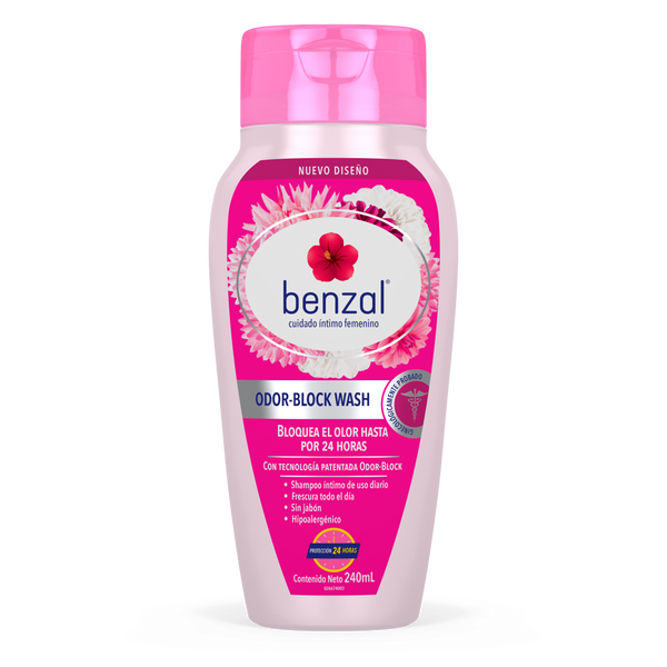Shampoo Íntimo Odor-Block Benzal 240 ml