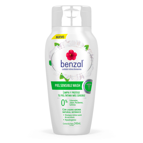 Shampoo Íntimo Piel Sensible Benzal 240 ml