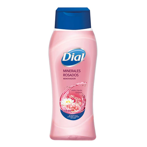 Jabón Líquido Corporal Minerales Rosados, Dial 345 ml