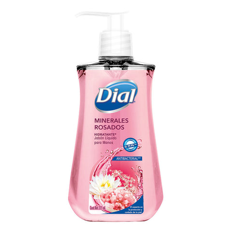 Jabón Líquido para Manos Minerales Rosados, Dial 221 ml