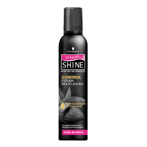 Mousse Control Aceite de Almendras y Vitamina E Smooth'n Shine, Schwarzkopf 227 g