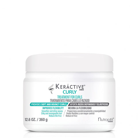 Tratamiento para Cabello Rizado Keráctive Curly, Nutrapél 360 g
