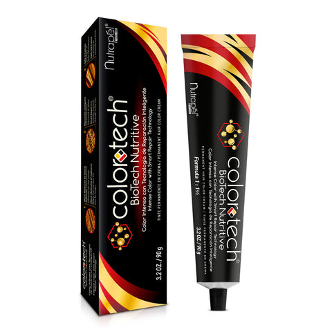 Tinte Permanente Rubio Claro Cenizo Intenso en Crema 8.11, Color Tech 90 g