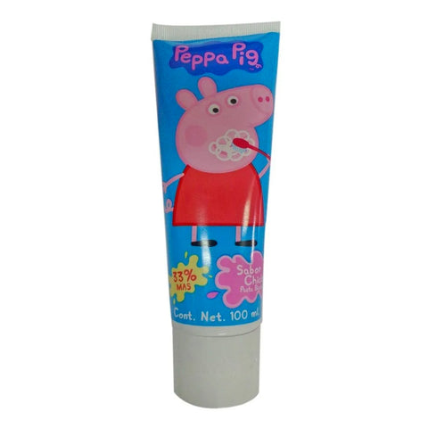 Pasta Dental Sabor Chicle Peppa Pig , Dental Kids 100 ml