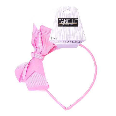 Diadema Forrada Con Moño para Cabello, Fanelle